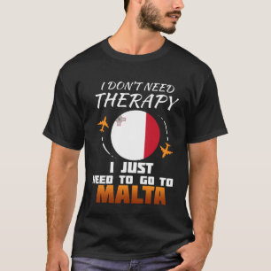 Maltese Flag  I  Malta Vacation T-Shirt