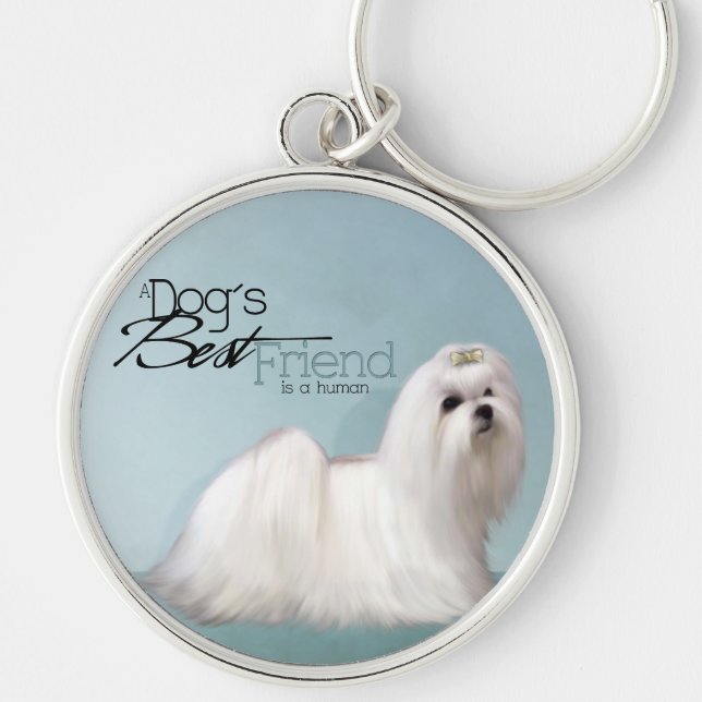 Maltese Keychain (Front)