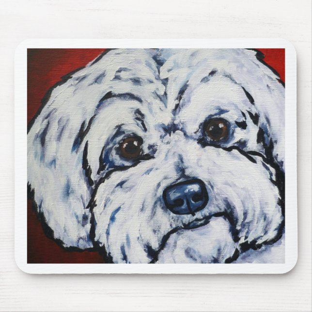 Maltese Mouse Pad (Front)