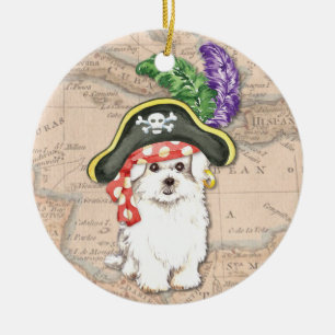 Maltese Pirate Ceramic Ornament