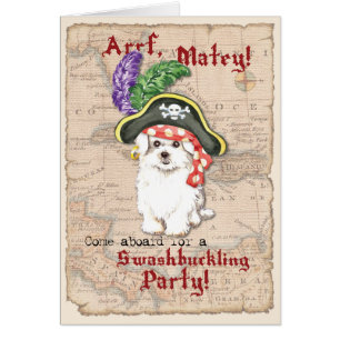 Maltese Pirate Invitation