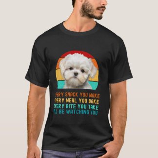 Maltese Puppy or Maltipoo Dog Mom Dad Mama Present T-Shirt