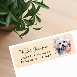 Maltese Return Address Label