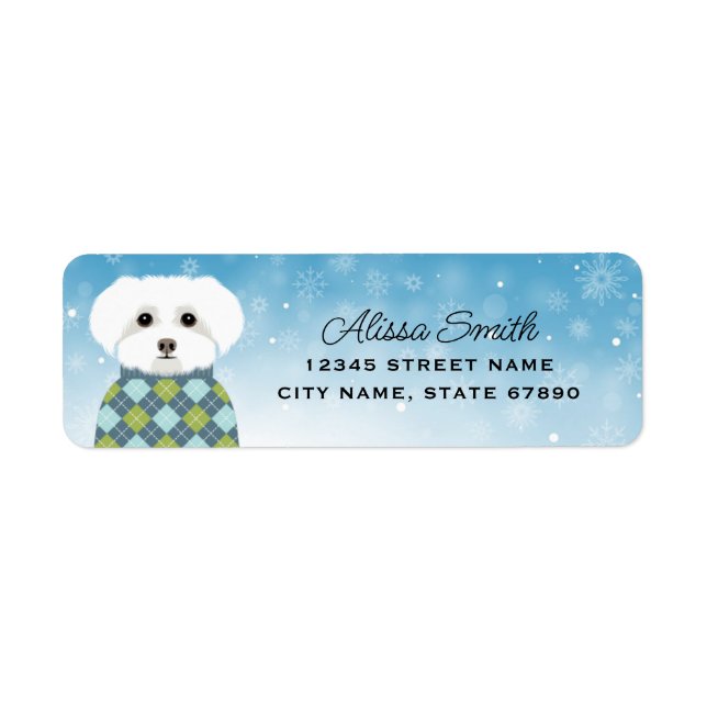 Maltese Return Address Labels (Front)
