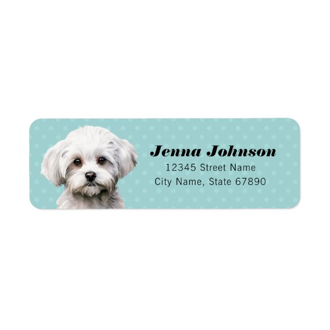 Maltese Return Address Labels (Front)