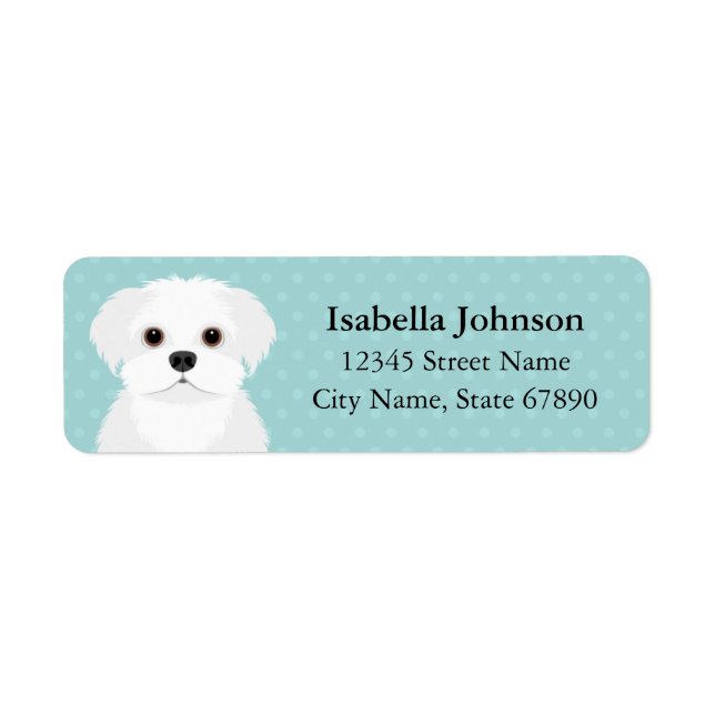 Maltese Return Address Labels (Front)