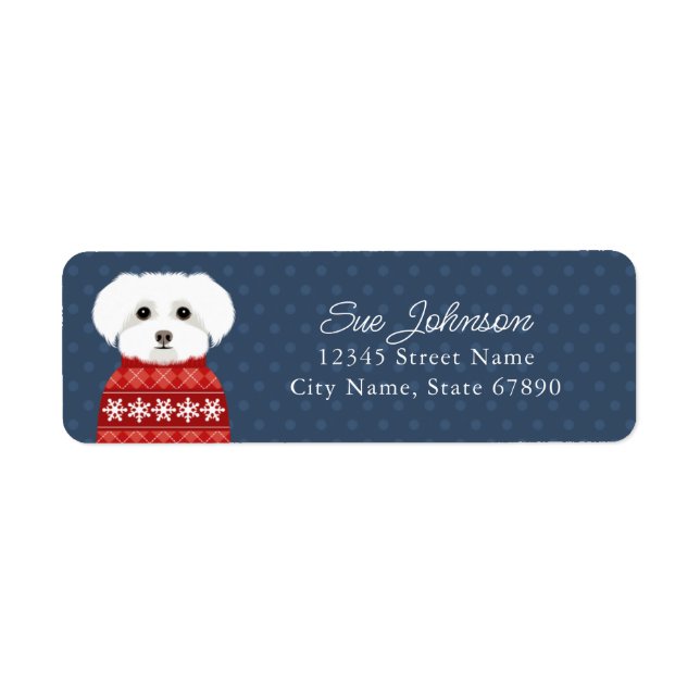 Maltese Return Address Labels (Front)