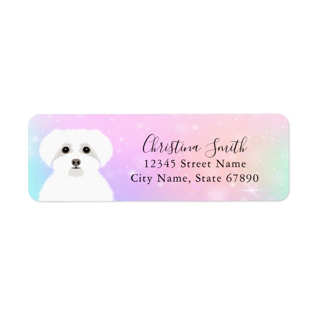 Maltese Return Address Labels (Front)