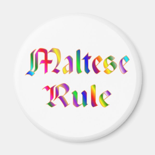 MALTESE RULE MAGNET (Front)
