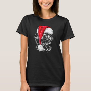 Maltese Santa Claus Christmas Dog Mom T-Shirt