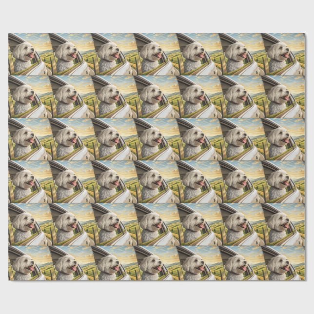 Maltese Scenic Road Trip Gift Wrap (Flat)