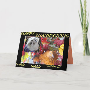 Maltese Seasons Leaves Design Holiday Card