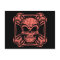 Maltese Skull & Crossbones -red