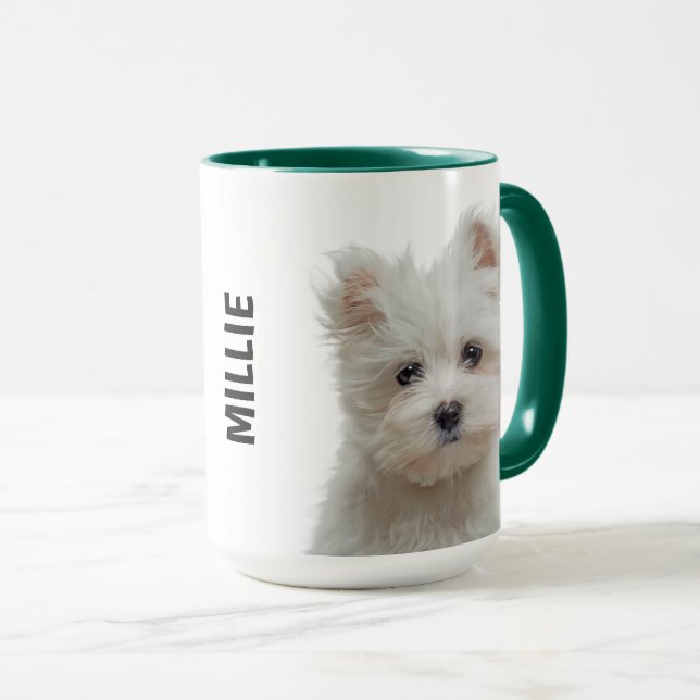 Maltese Terrier Personalized  Mug (Front Right)