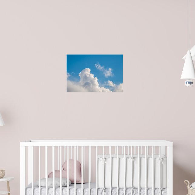 ☁️ Maltese Winter Blue Poster (Nursery 2)