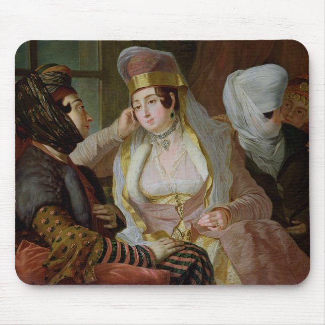 Maltese Women Mouse Pad (Front)