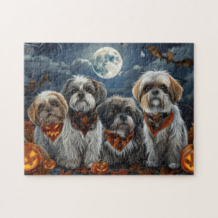 Malti Tzu Halloween Spooky Jigsaw Puzzle