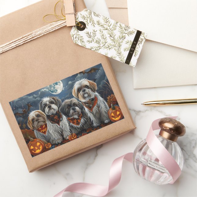 Malti Tzu Halloween Spooky Sticker (Gifting)