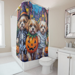 Malti Tzu Trick-or-Treating in Halloween Costumes