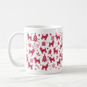 Maltipoo Christmas Design Coffee Mug