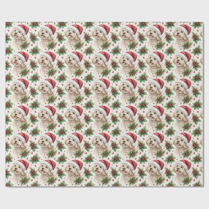 Maltipoo Christmas Wrapping Paper