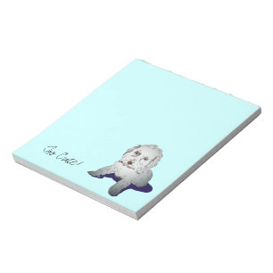 Maltipoo Cute Puppy Notepad