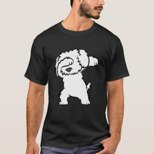 Maltipoo Dog Dabbing Cute Dabbing Maltipoo T-Shirt