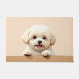 Maltipoo Dog Doormat Art