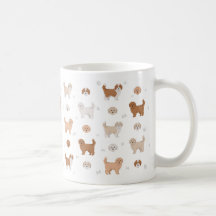Maltipoo dog mug, a gift for dog`s lover C