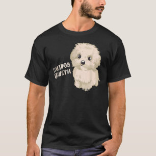 Maltipoo Grandma Animals Design For Maltese Poodle T-Shirt