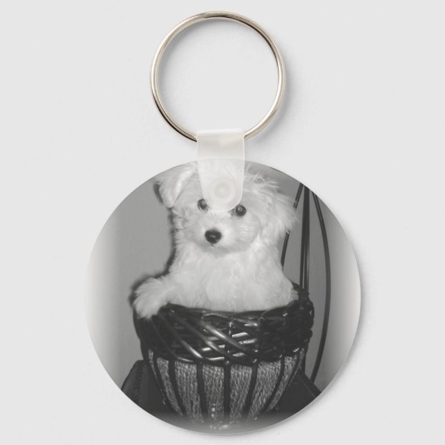 MaltiPoo Products Keychain (Front)