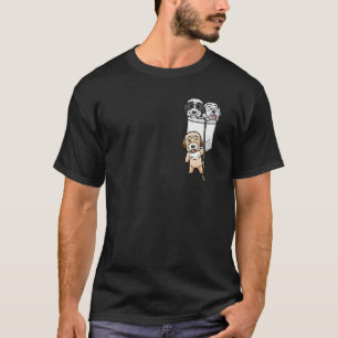 Maltipoos Dog In Pocket T-Shirt