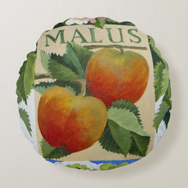Malus Round Pillow (Front)