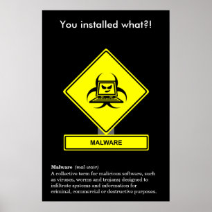 Malware Security Awareness Poster