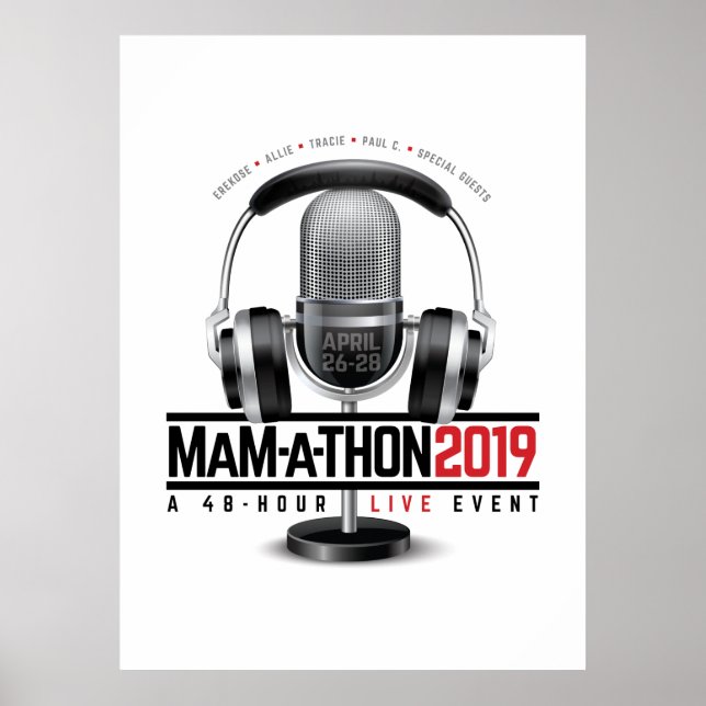 MaM-a-Thon Poster (Front)