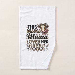 Mama Aime Son Troupeau Vintage Cow Mom Shirt Desig