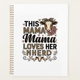 Mama Aime Son Troupeau Vintage Cow Mom Shirt Desig