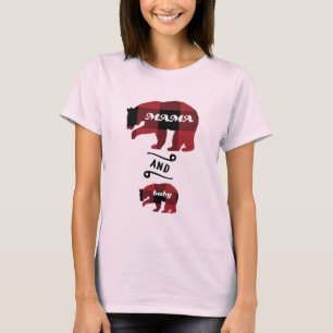 MAMA and Baby Bear:baby shower T-Shirt