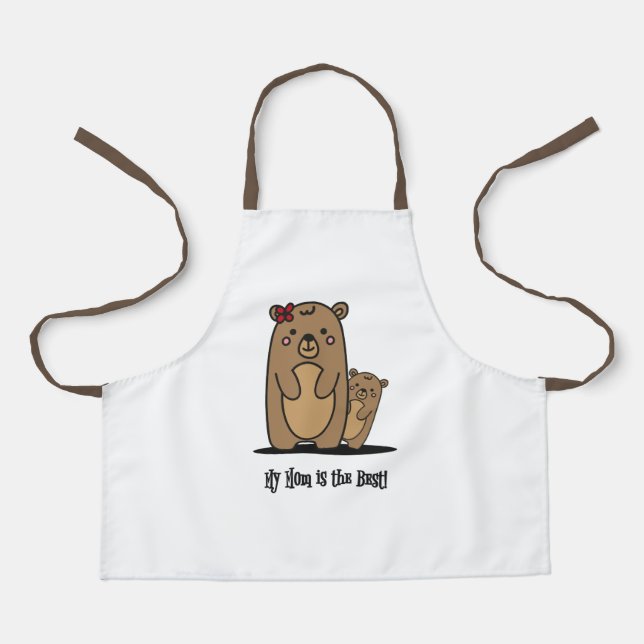 Mama and Baby Bear | Best Mom Apron (Front)