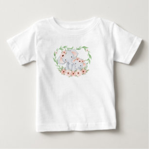 Mama and baby elephant shirt