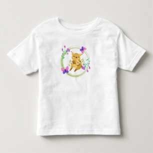 Mama and baby lynx/wildcat toddler t-shirt