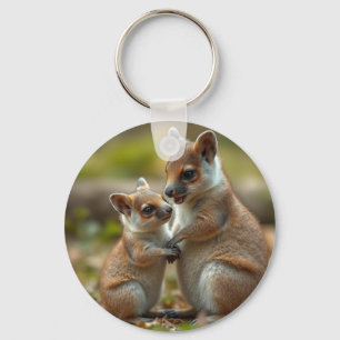 Mama And Baby Quokka Life Lessons, Keychain