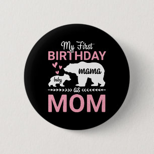 Mama And Byby Mothers Day Gifts For Mom Mama  2 Inch Round Button