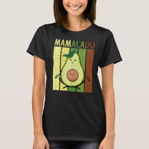 Mama Avocado Mom Funny Avocado Mamacado Yoga Vinta T-Shirt
