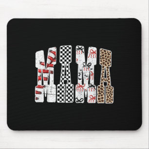 Mama Baseball Season Happy Game Day Trendy Funny S Mouse Pad
