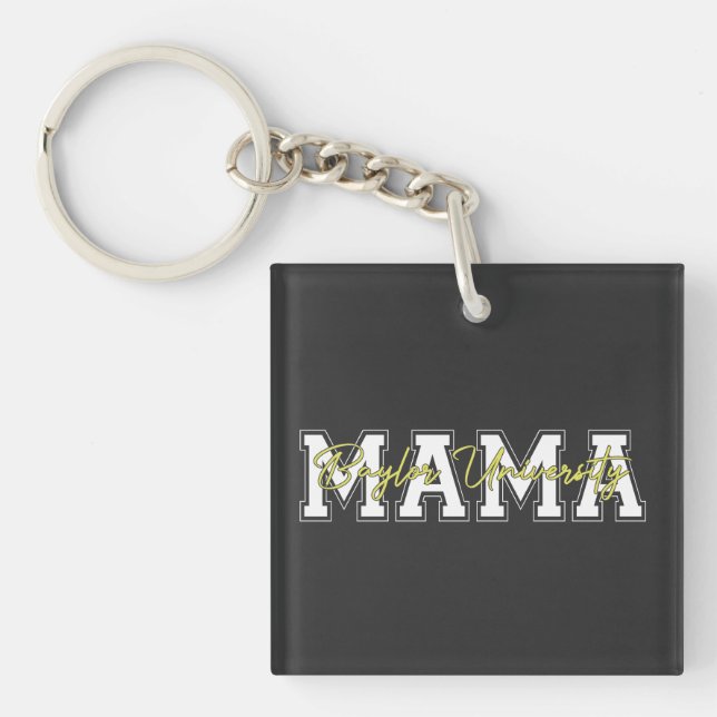 Mama Baylor University Keychain (Front)