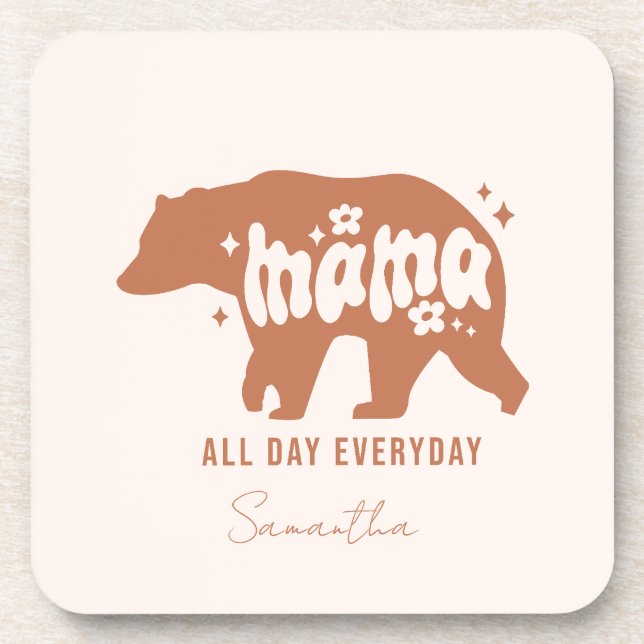 Mama Bear - All Day Everyday Coaster (Front)