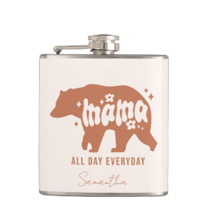Mama Bear - All Day Everyday Hip Flask