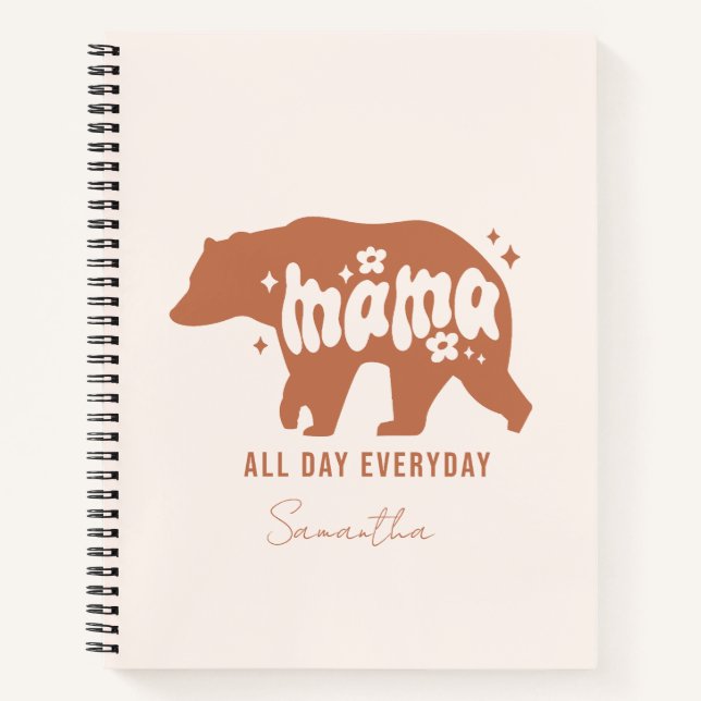 Mama Bear - All Day Everyday Notebook (Front)