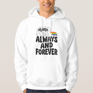 Mama Bear Always And Forever Vintage Rainbow Shirt